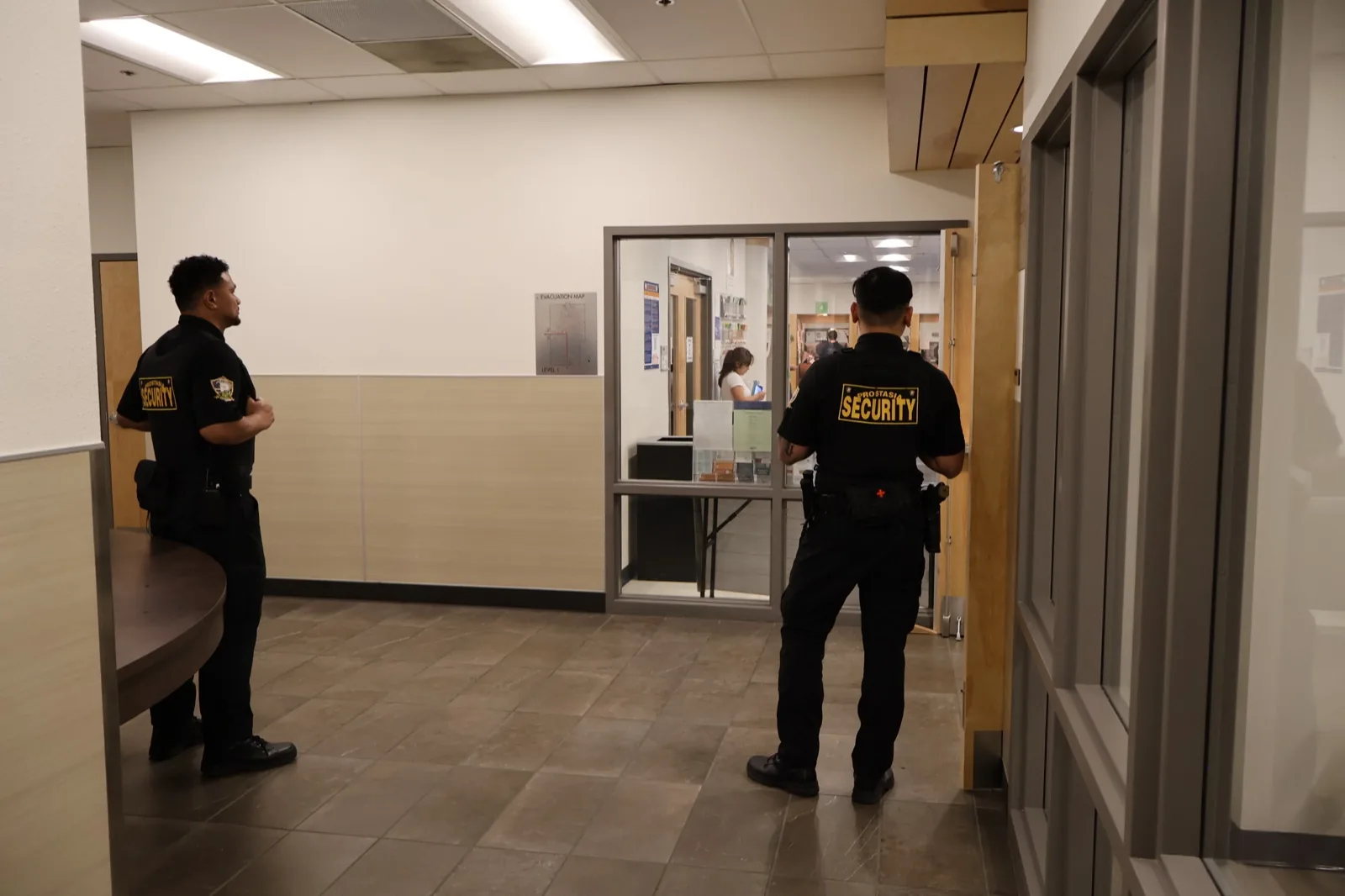 SURETY Security officers on duty